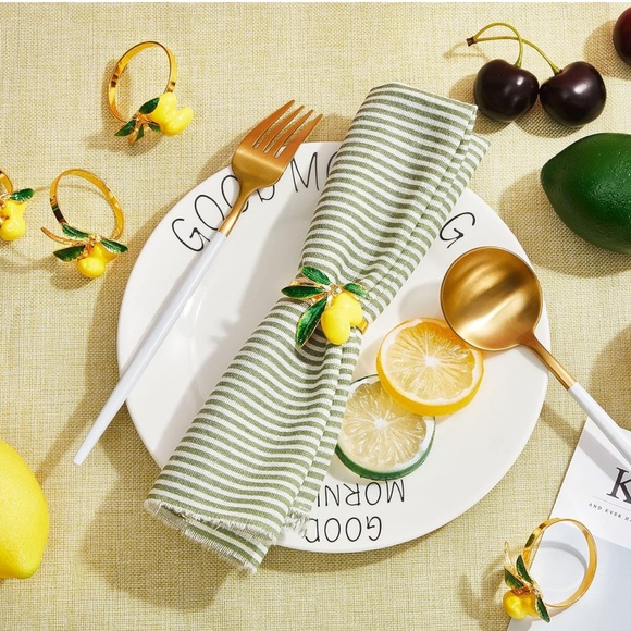 NEW| Lemon Napkin Holders Set 🍋 - Picture 6 of 8